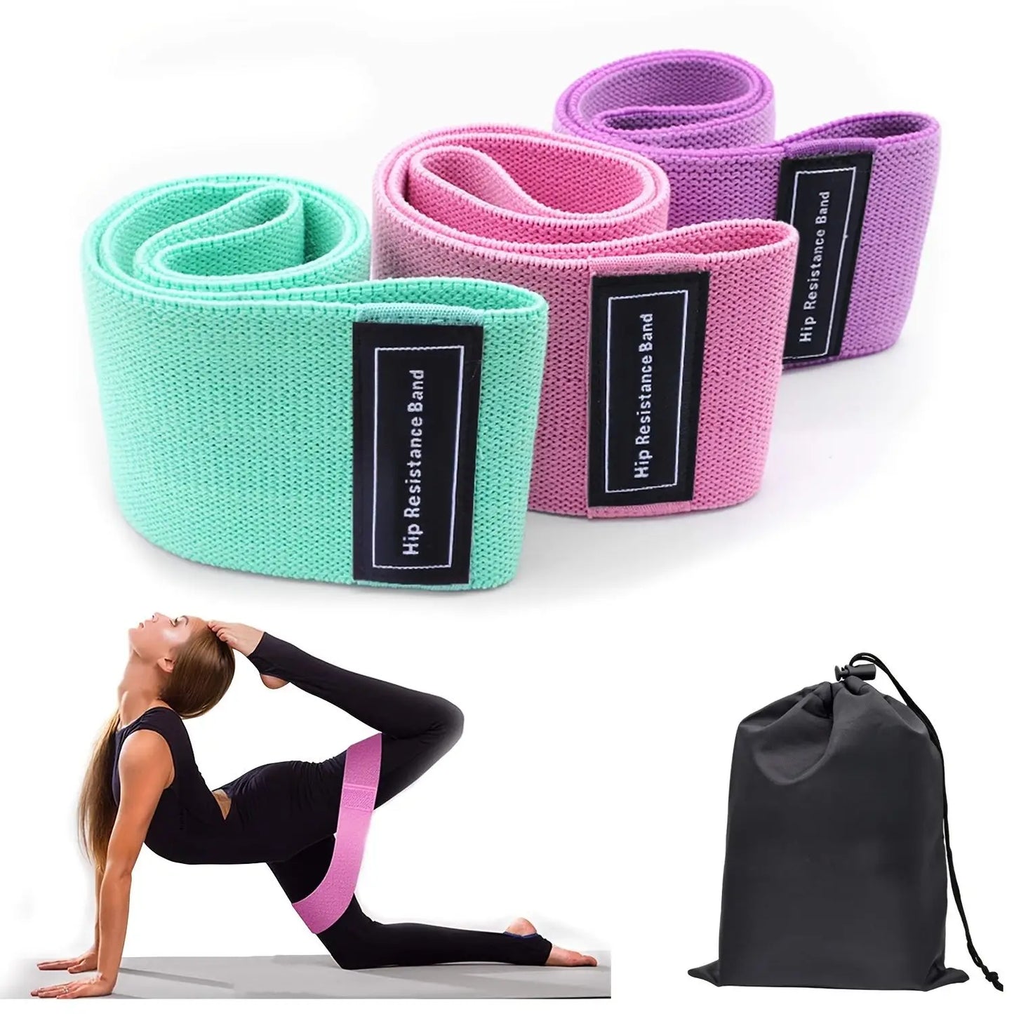 Resistance Bands Set For Legs Glutes And Home Exercise Workouts