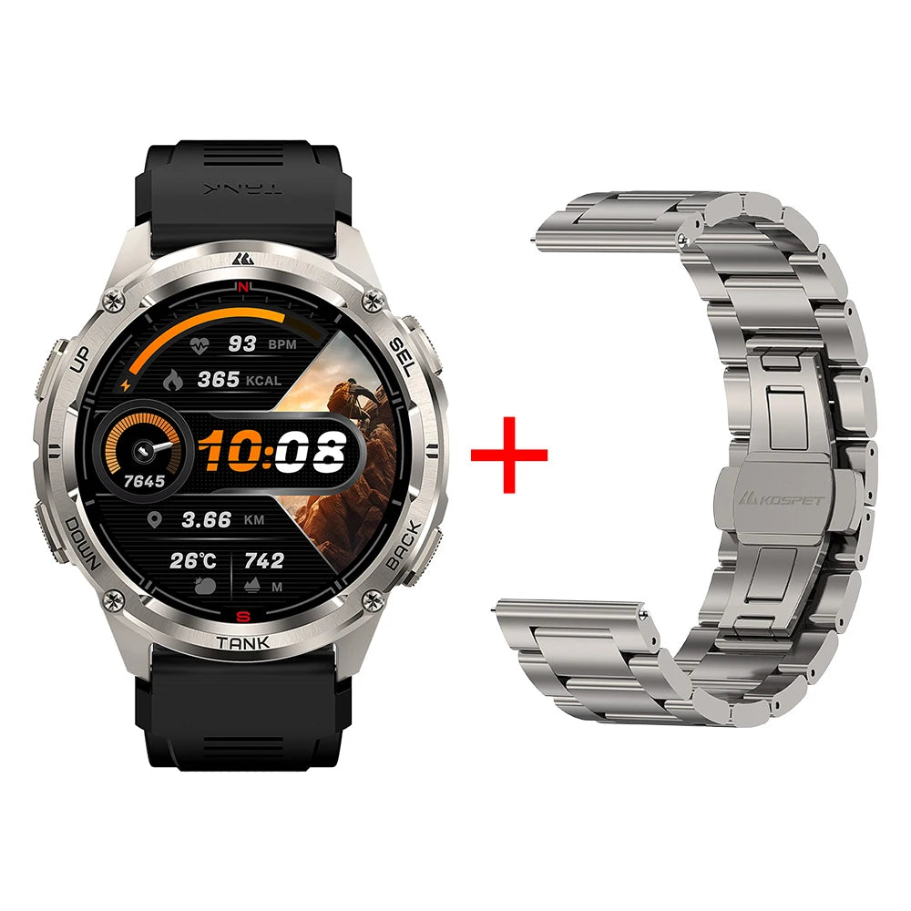 KOSPET Tank T3 Ultra 2 GPS Smart Watch IP69K AMOLED