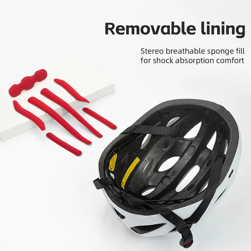 ROCKBROS Cycling Helmet With Goggles, Lightweight Head Protection For MTB Road