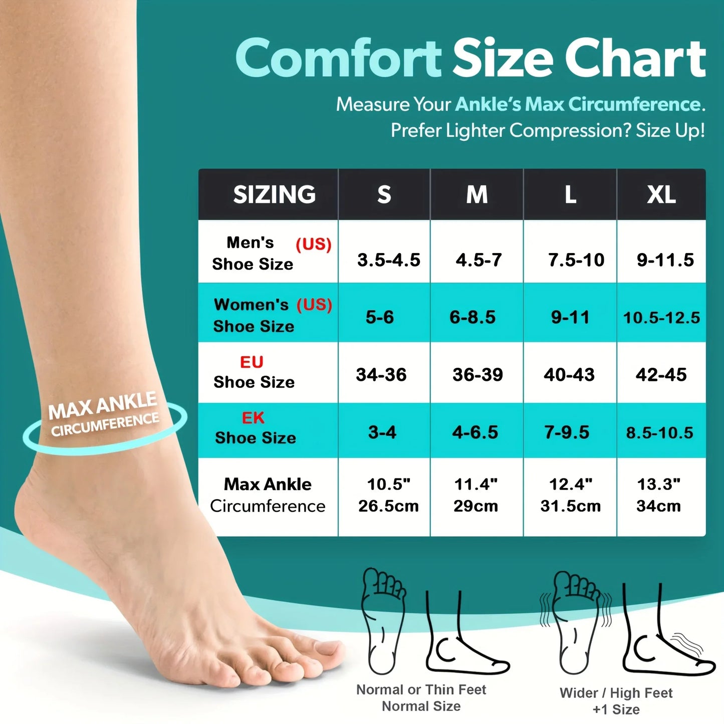 Open-Toe Neuropathy Compression Socks With Arch Support