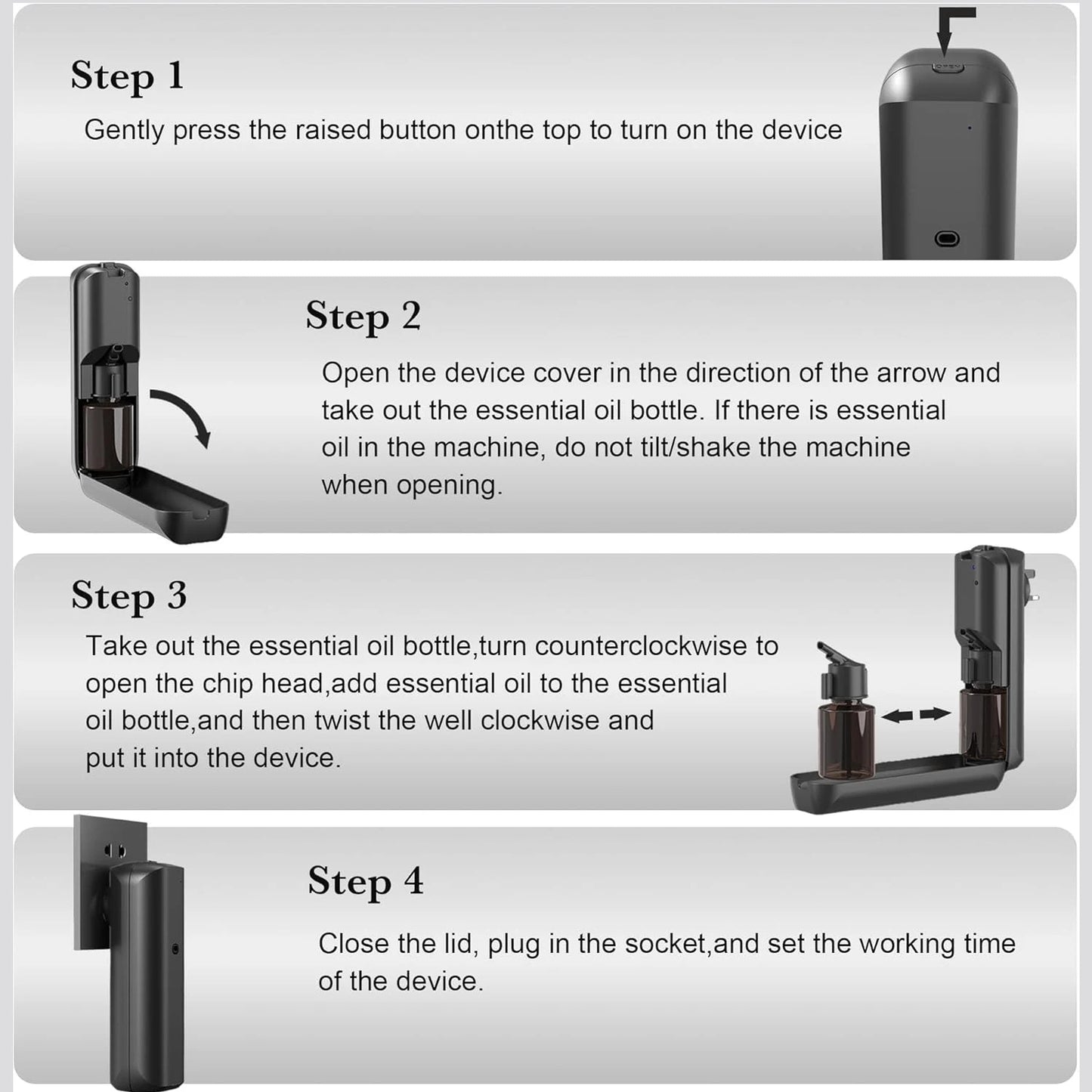 Namste Plug-In Oil Diffuser With Bluetooth Scent Diffuser For Rooms
