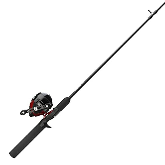 404 Spincast Reel and Fishing Rod Combo, 6-Foot 2-Piece Fishing Pole, Size 40 Reel, Right-Hand Retrieve, Pre-Spooled with 15-Po