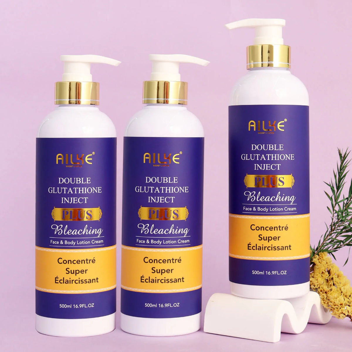 AILKE Glutathione Skin Care Set For Bright And Radiant Complexion
