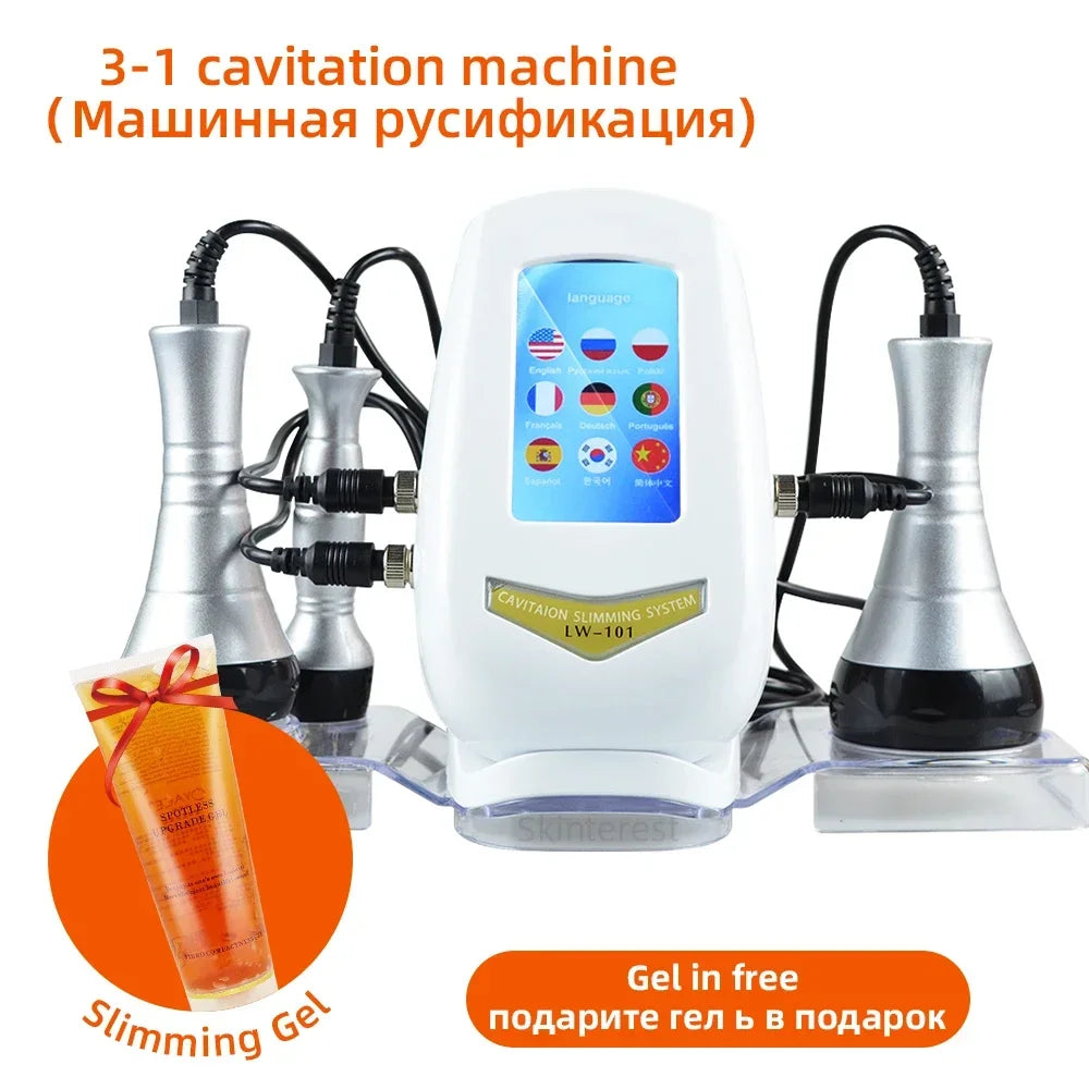 Moonic 3in1 Cavitation Massager Body Slimming Facial Lift Device