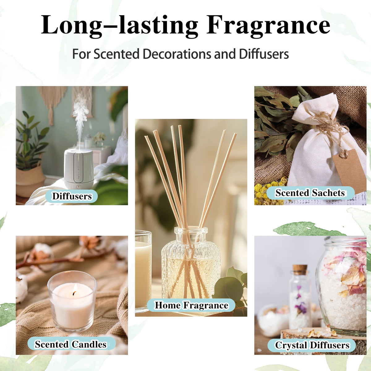 MAYJAM Pure Lavender Vanilla Ylang Ylang Essential Oil for Diffusers