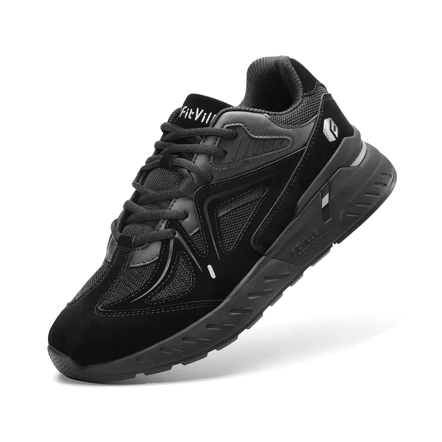 FitVille Men Walking Shoes Extra Wide Lightweight Sneakers Arch Support