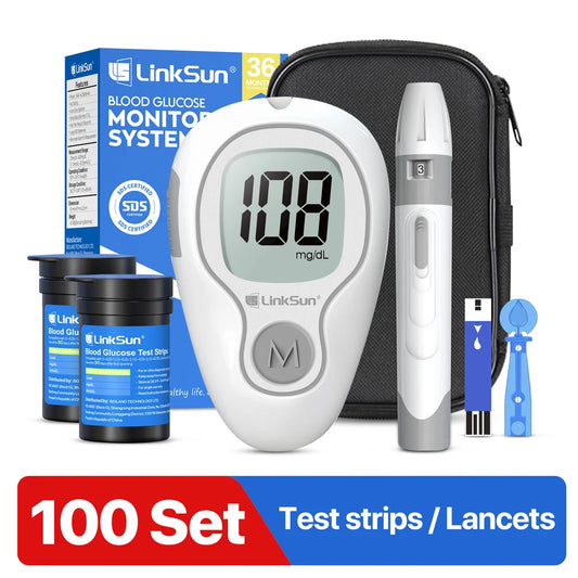 Linksun Blood Glucose Monitor G-425-1 With 50 Strips Kit