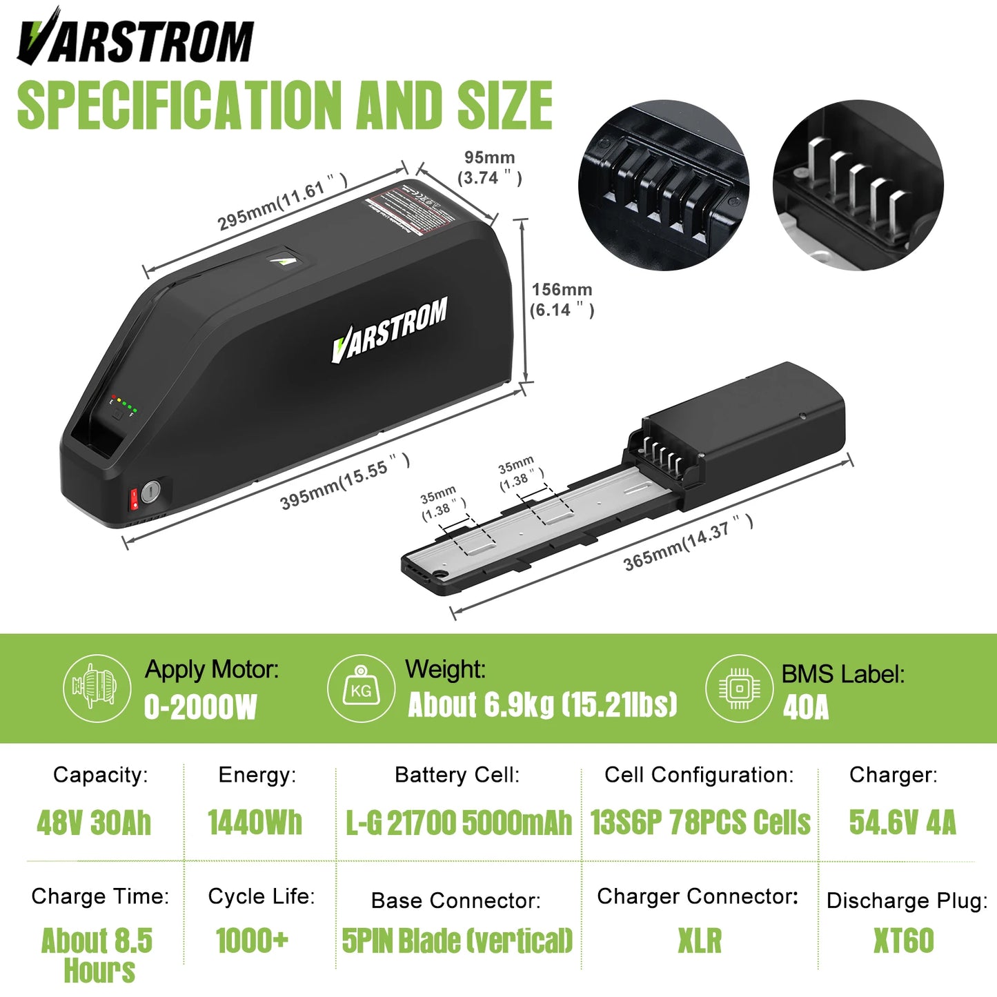 Hailong Professional Ebike Battery Downtube Power Pack