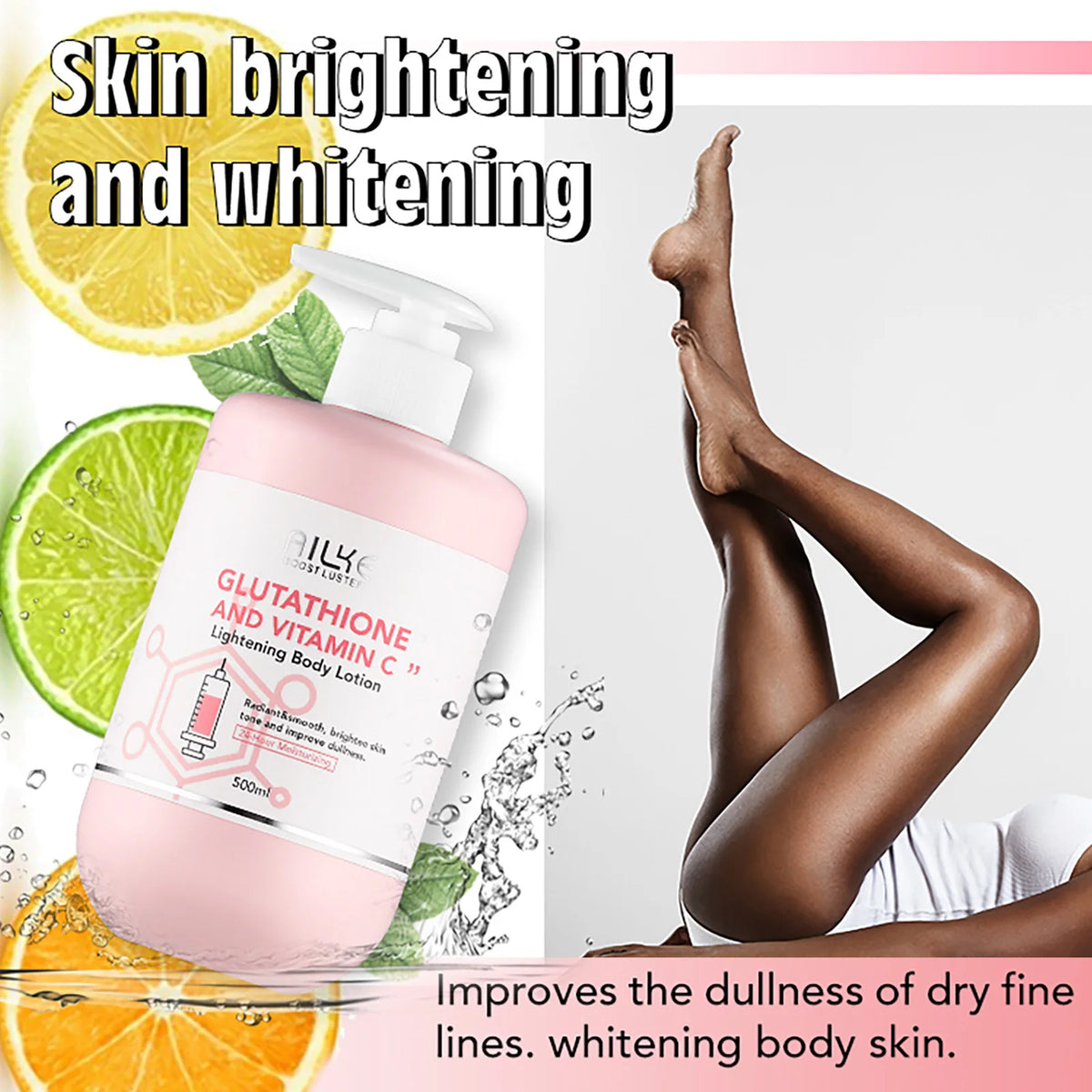 Ailke Vitamin C Whitening Moisturizing Facial And Body Lotion