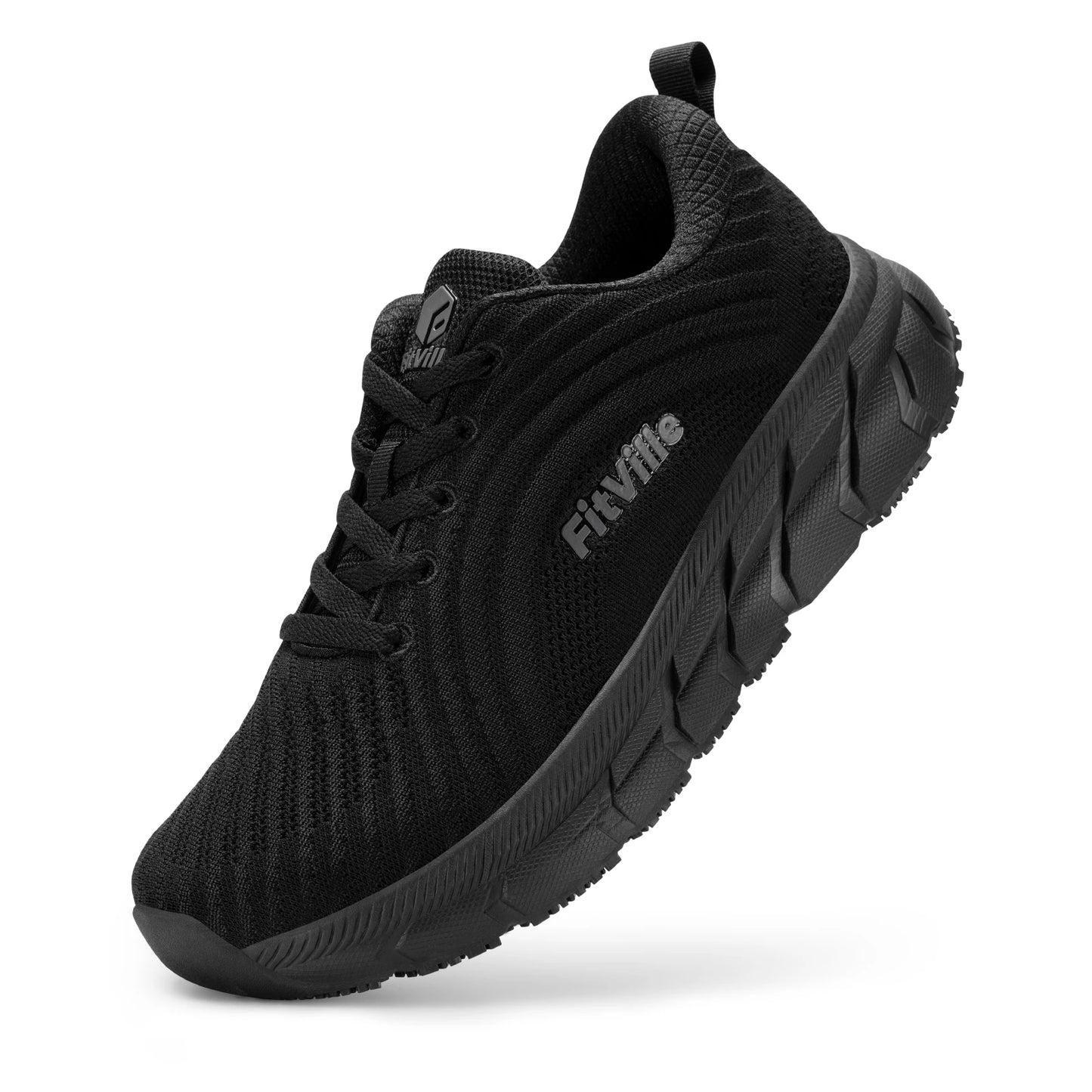 Fitville Men's Wide Toe Box Cushioned Running Shoes