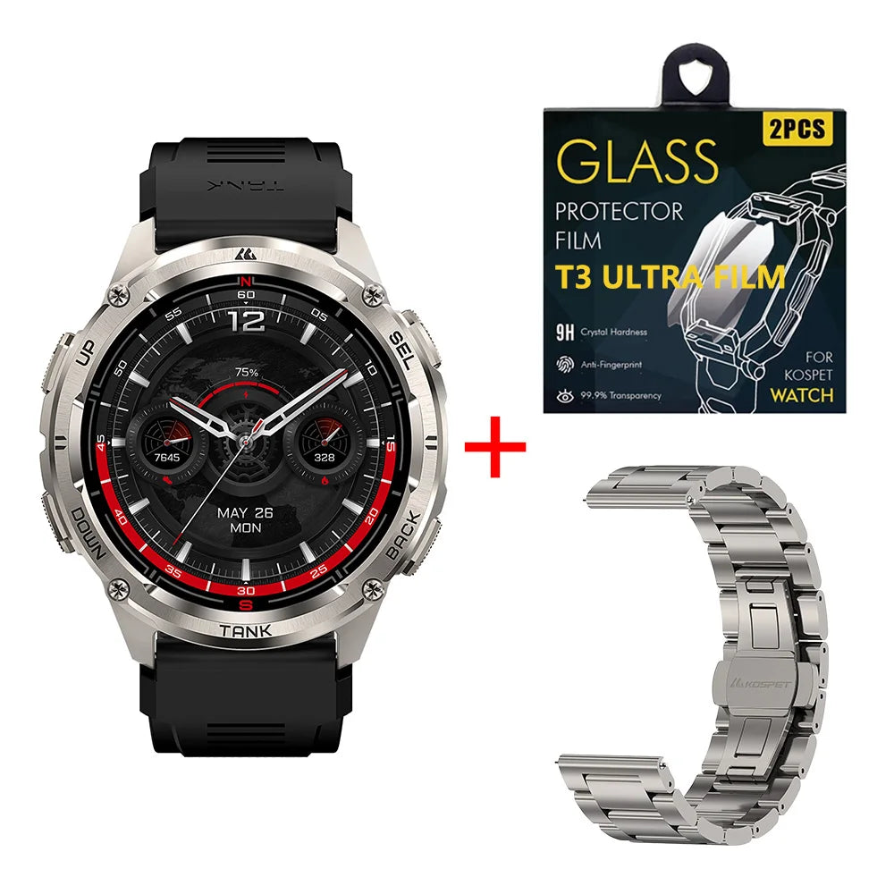KOSPET Tank T3 Ultra 2 GPS Smart Watch IP69K AMOLED