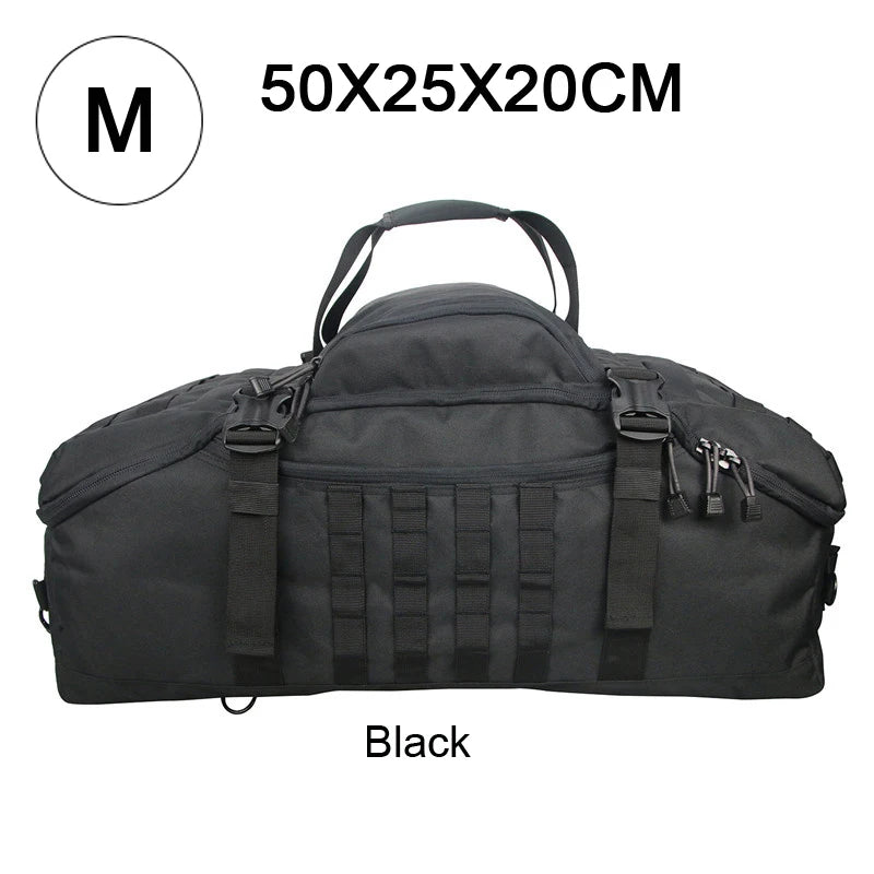 LQARMY Waterproof Duffel Bag Large Capacity Travel Luggage Weekend Tote