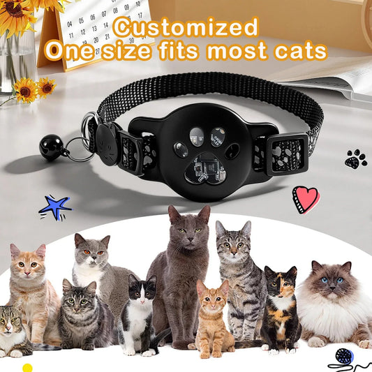 MOSON Multifunctional Pet Smart GPS Tracker Collar for Cats and Pets
