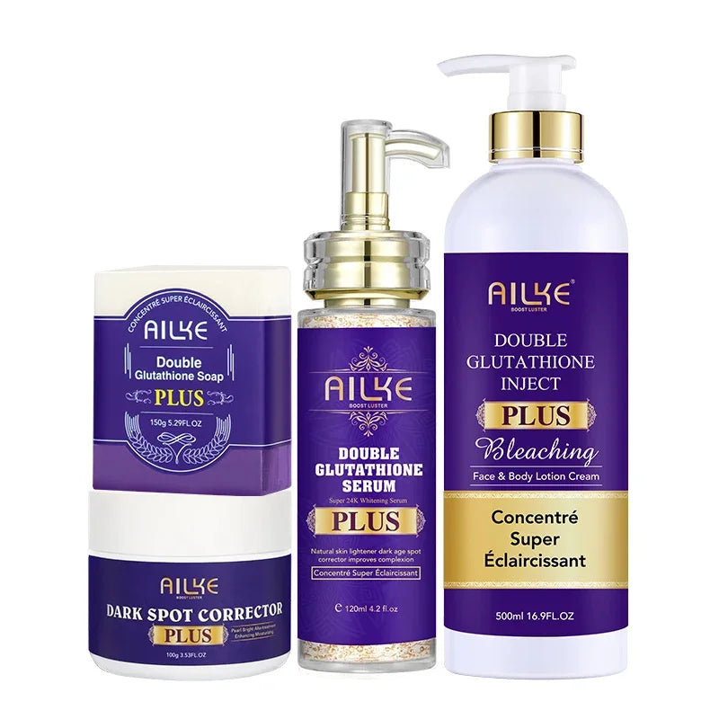 AILKE Glutathione Skin Care Set For Bright And Radiant Complexion
