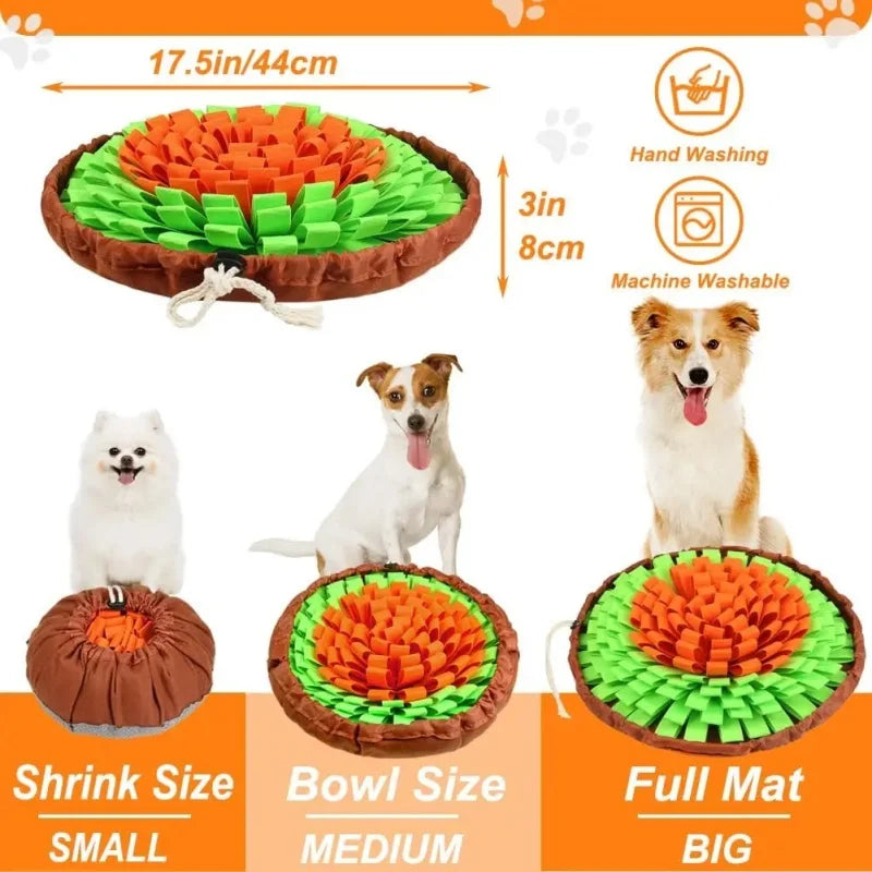 Foldable Felt Sniffing Pad For Dogs Slow Feeding Mat