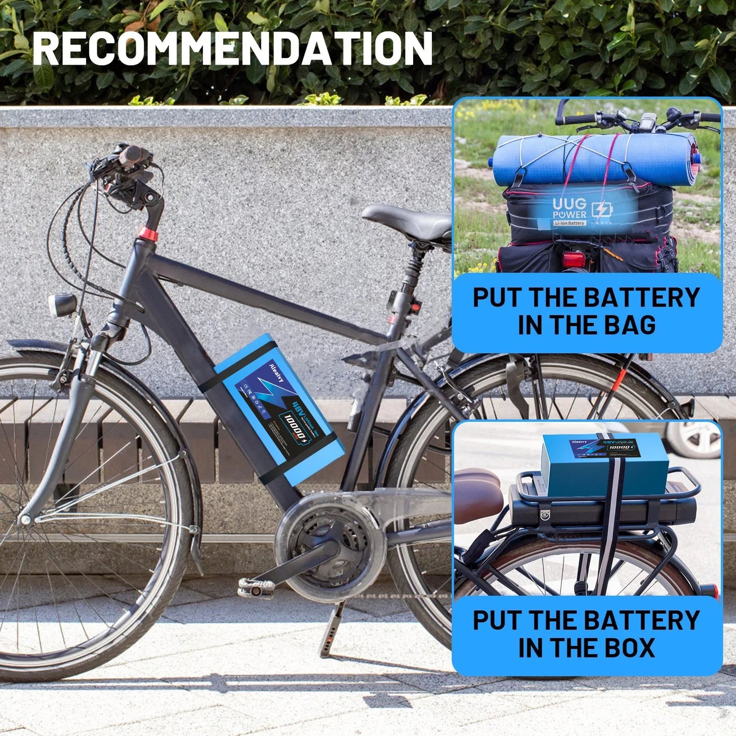 Cheterdoli 36V Li-Ion Ebike Battery Pack 10–20Ah With Charger