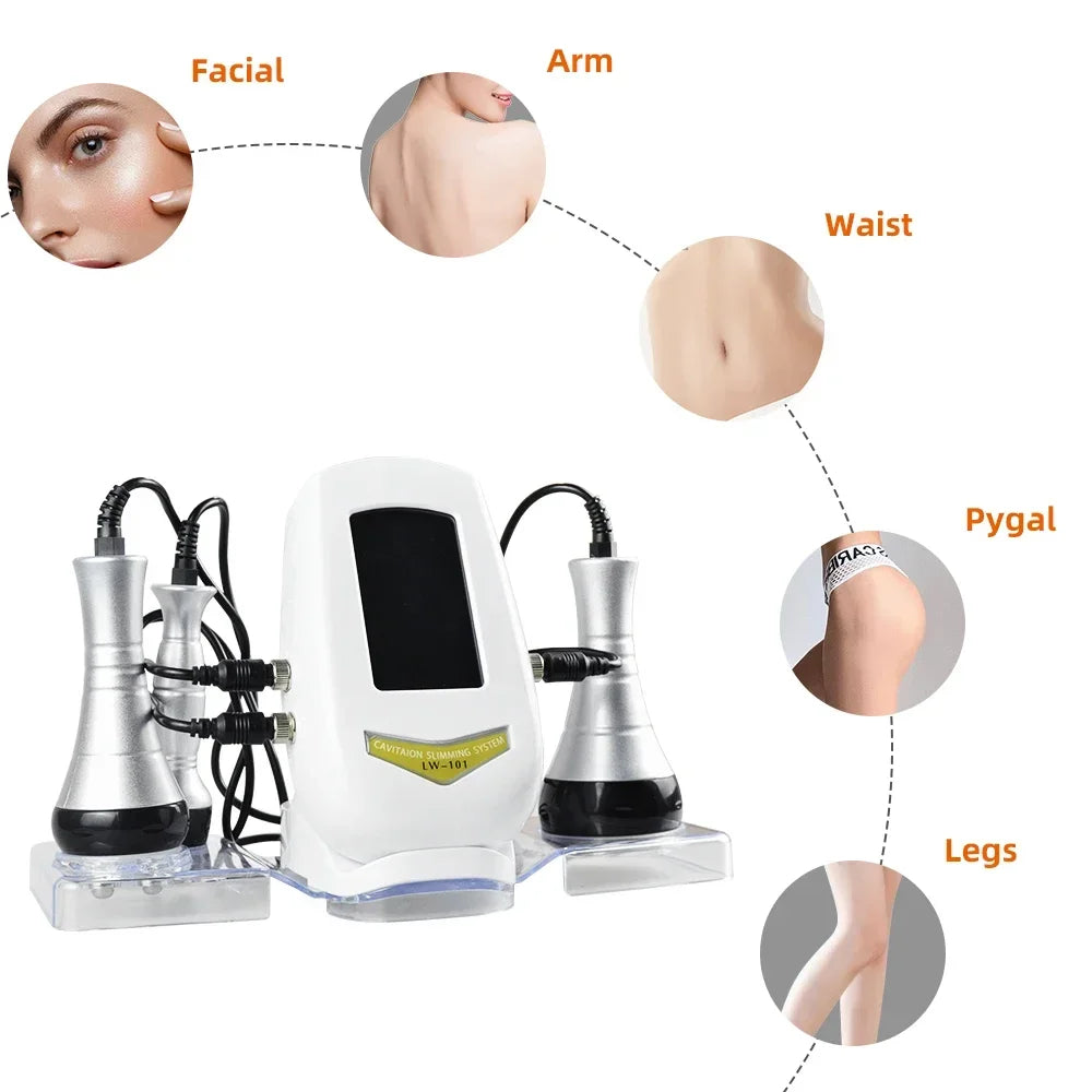 Moonic 3in1 Cavitation Massager Body Slimming Facial Lift Device