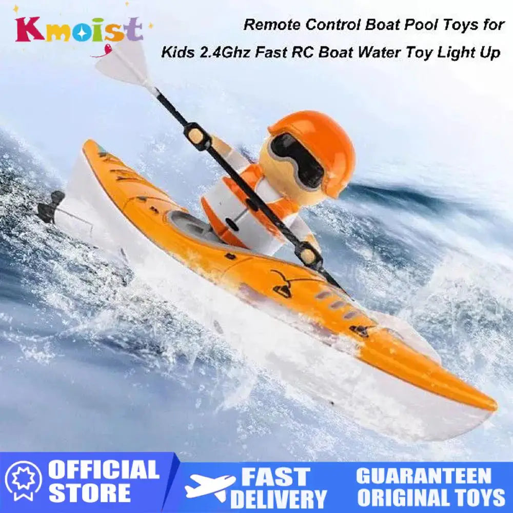 Kmoist Remote Control Speedboat RC Boat For Outdoor Fun