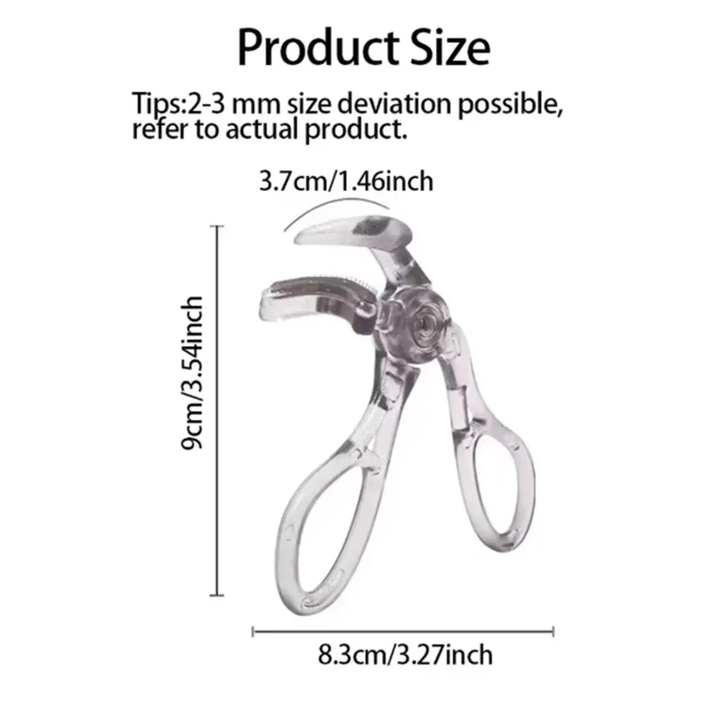 Dual Eyelash Curler With Comb For Natural Long Lasting Curls