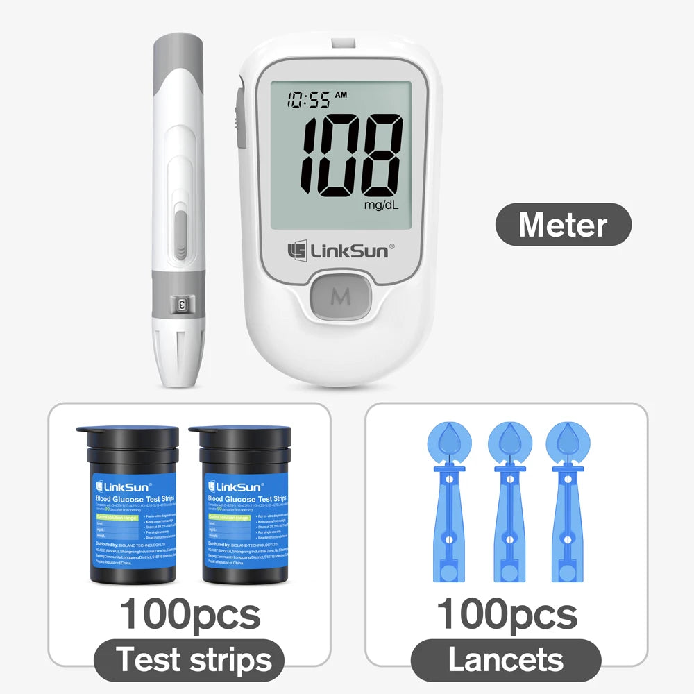 Linksun Blood Glucose Monitor G-425-1 With 50 Strips Kit