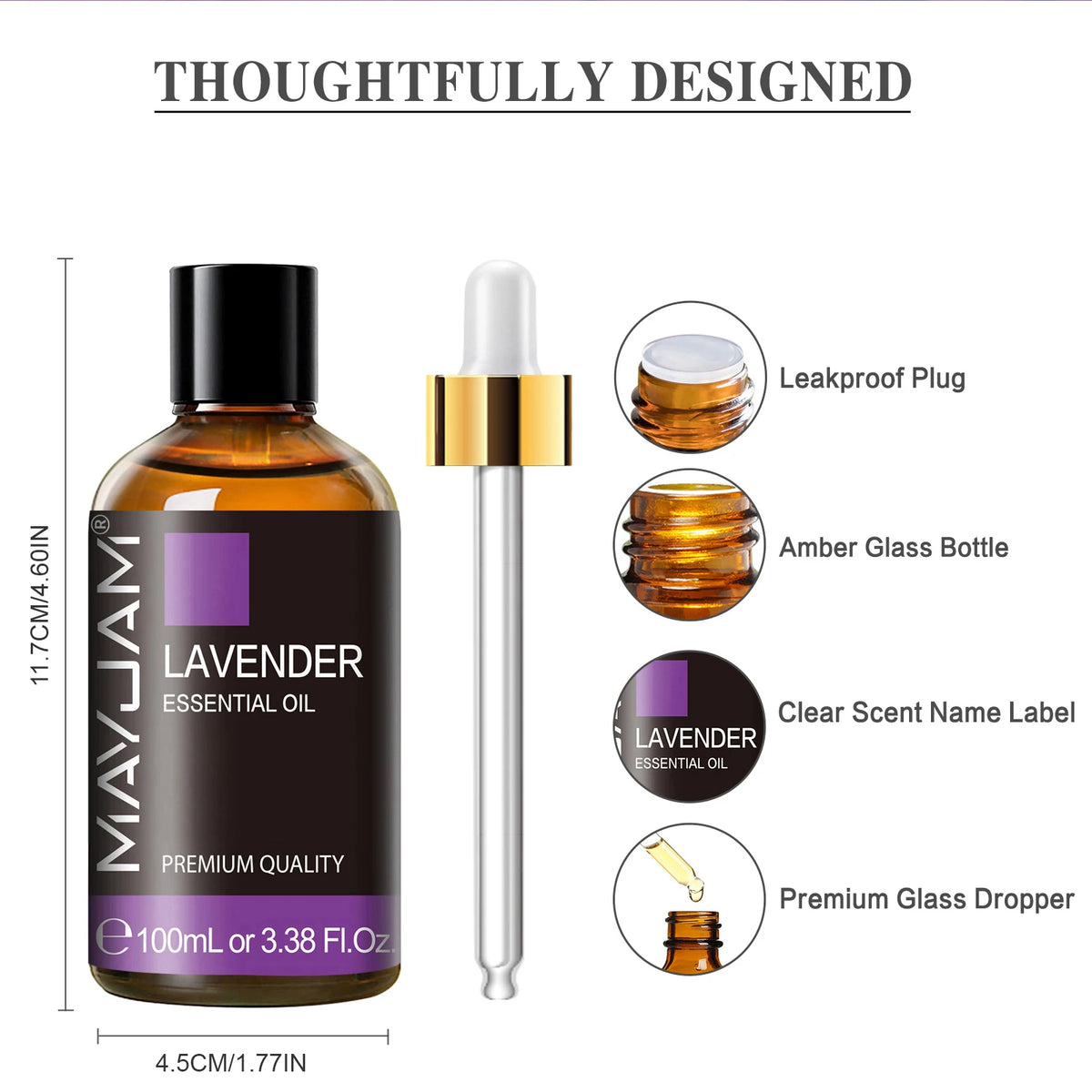 MAYJAM Pure Lavender Vanilla Ylang Ylang Essential Oil for Diffusers