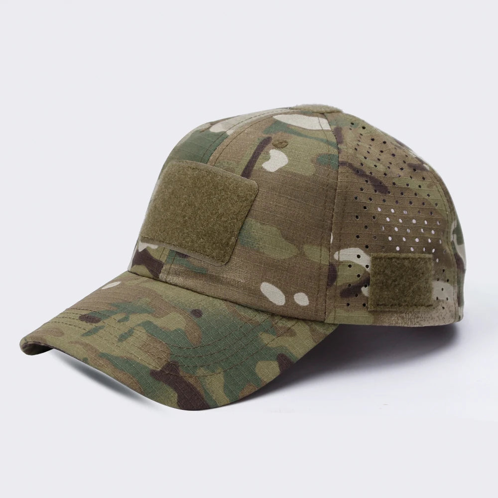 Camouflage Baseball Cap Breathable Sunscreen Hat Outdoor Sports