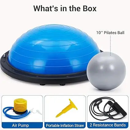 Premium Half Exercise Ball Trainer With Non Slip Base
