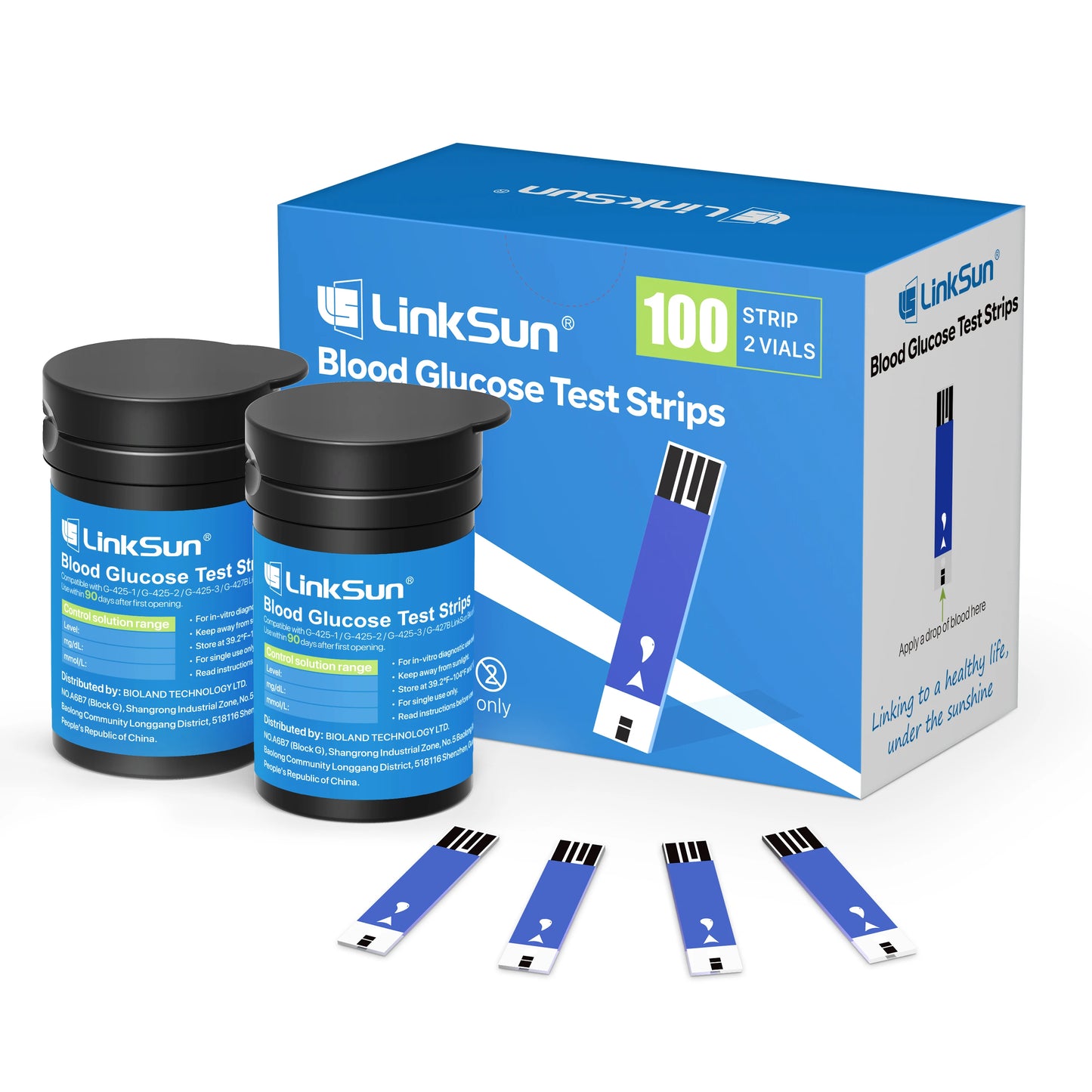 Linksun Blood Glucose Monitor G-425-1 With 50 Strips Kit
