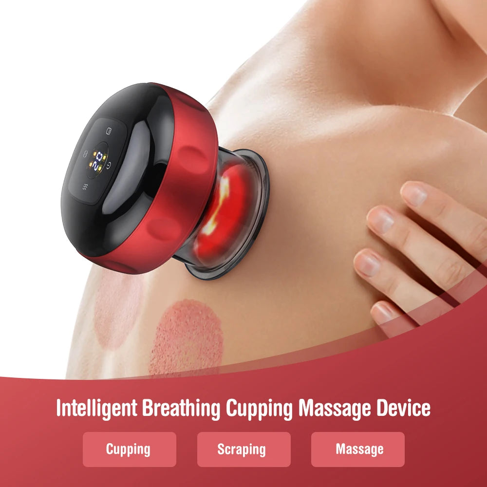 Hailicare Electric Cupping Massager With Vacuum Suction Cups