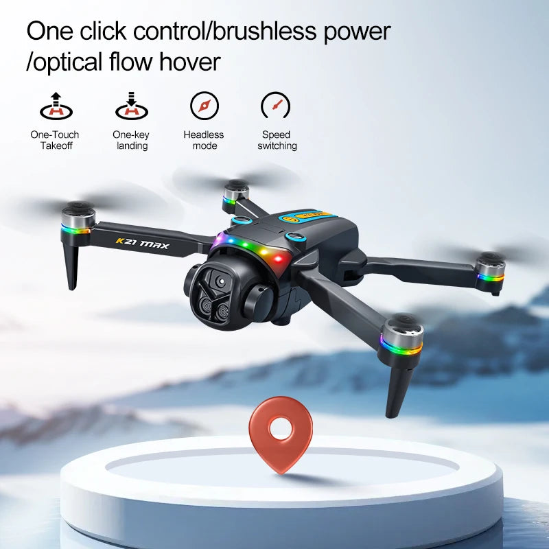FPV Drone With Built In Screen Remote Controller No Phone