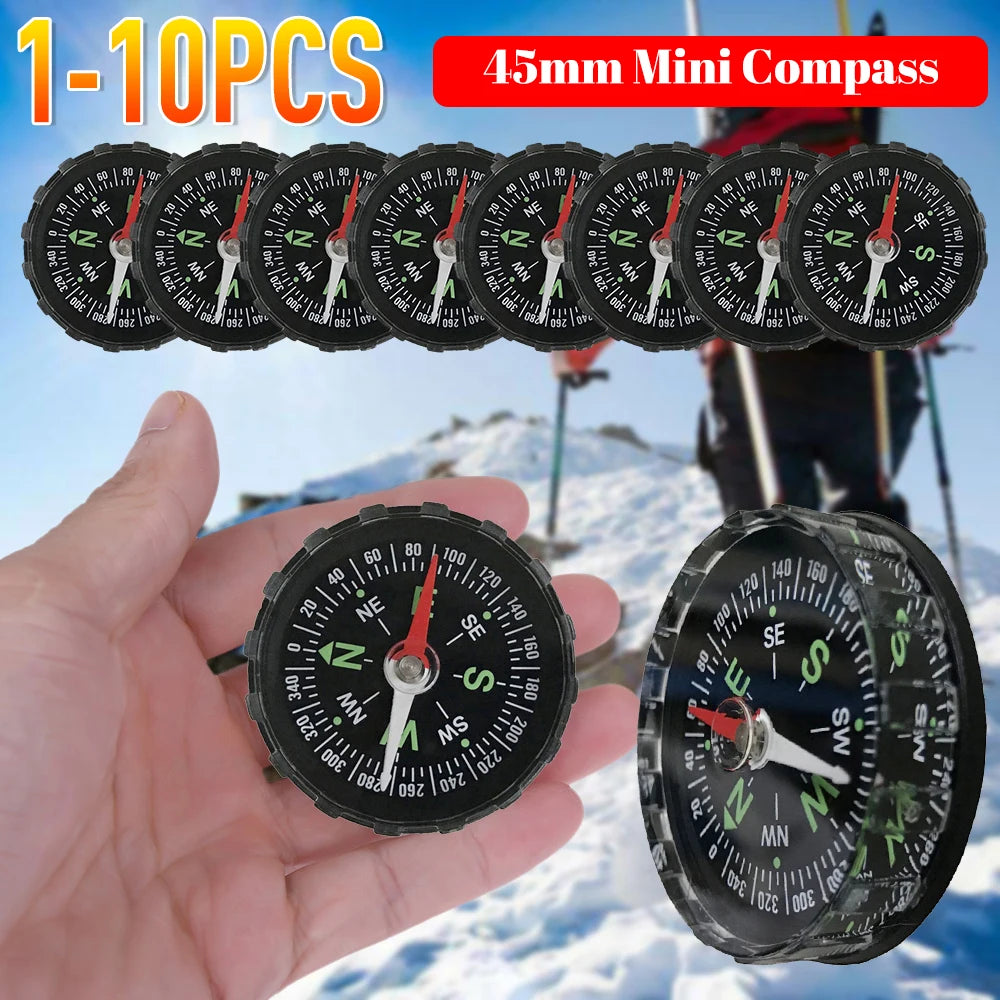 APWIKOGER Mini Compass 45mm Portable Handheld Navigation Tool