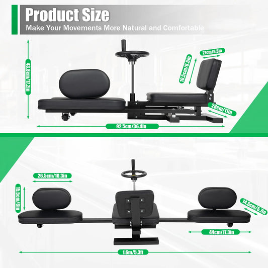 3 Bar Leg Stretcher Stretching Machine Heavy Duty Leg Stretcher Machine Gymnastics Yoga Splits Leg Stretching Flexibility