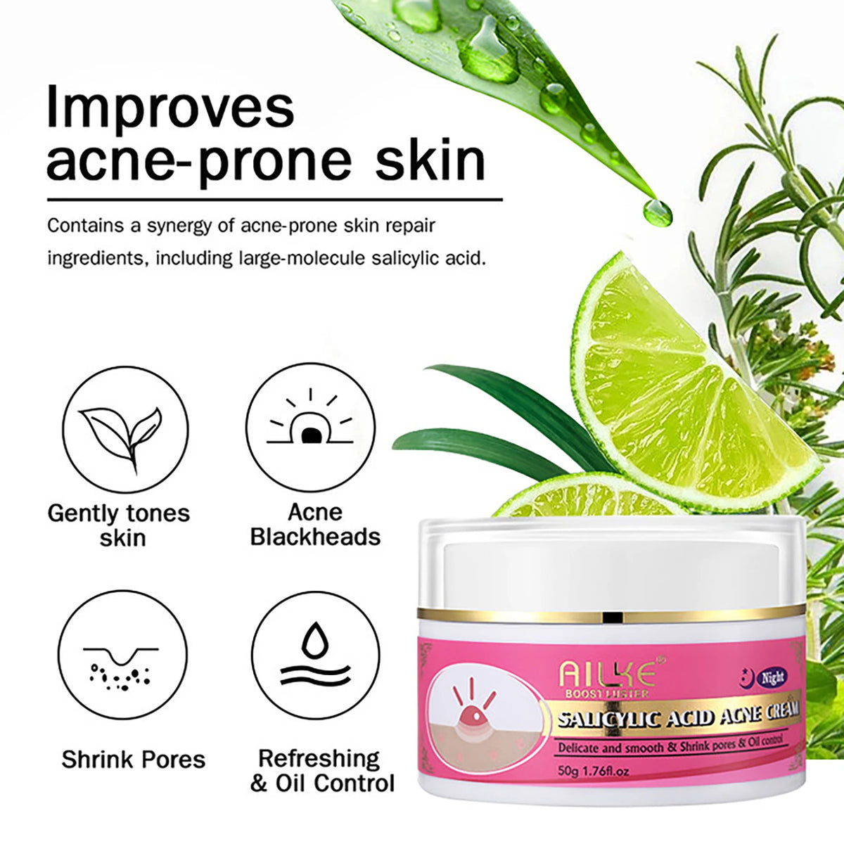 AILKE Niacinamide Brightening And Moisturizing Skin Cream