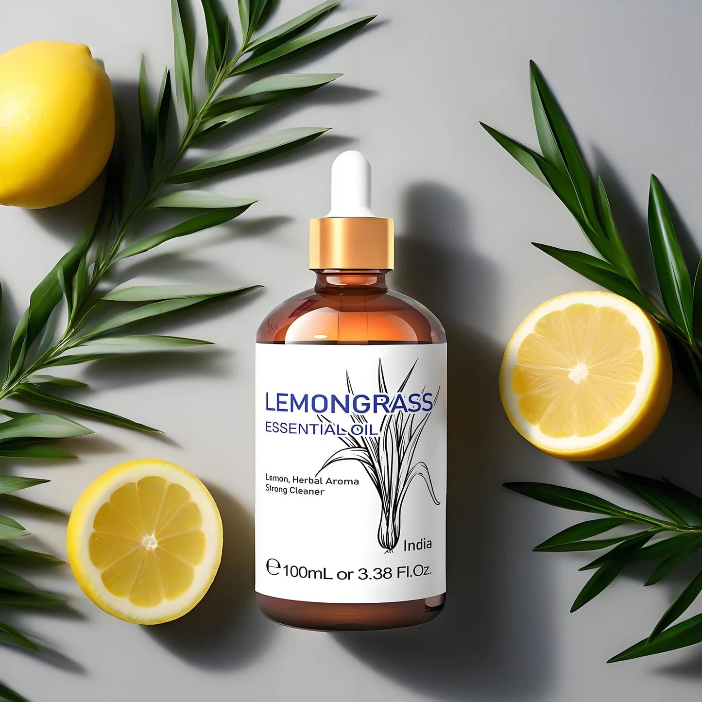 HIQILI Pure Essential Oils Rose Basil Vanilla Citronella Eucalyptus