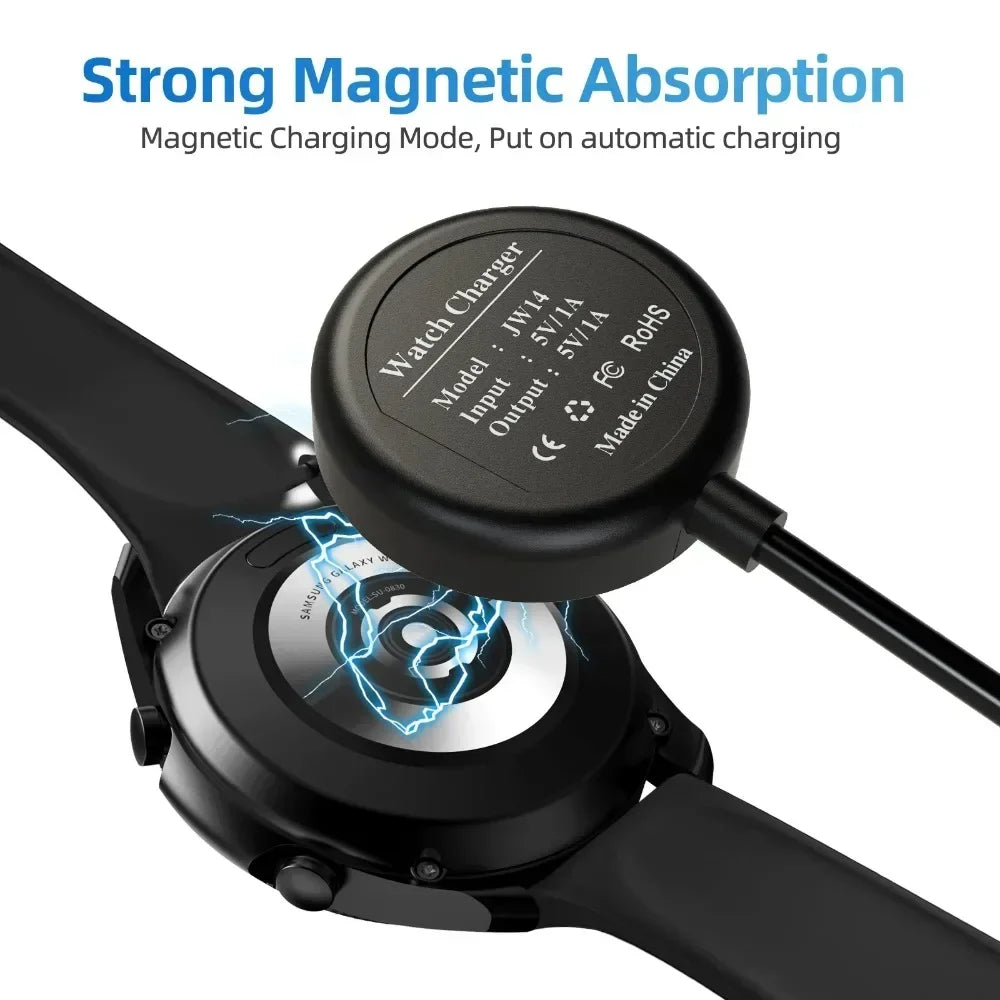 For Samsung Galaxy Watch 7/6/6 Classic/5/5 Pro/4/4 Classic Chargers USB-C Charger Smart Watch Accessories Replacement Charger