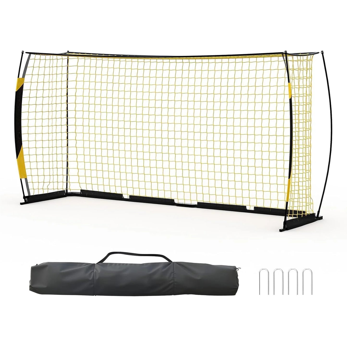 HiMISS Portable Metal Frame Soccer Goal With Bag Heavy Duty