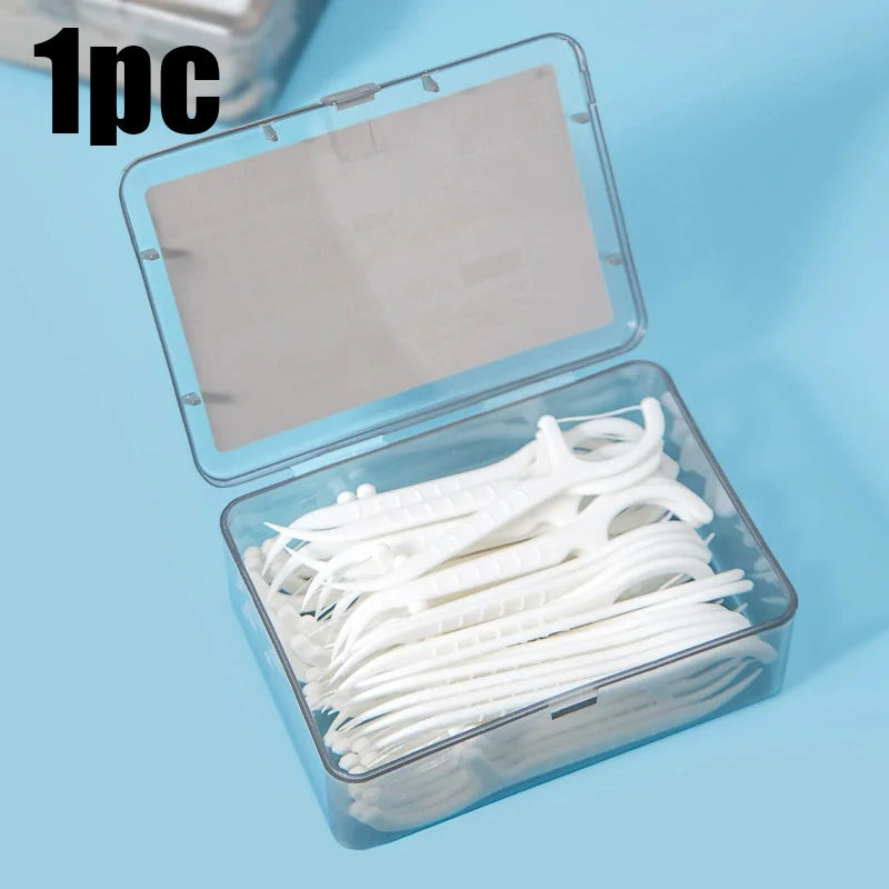 Individually Wrapped Portable Dental Floss Picks For Daily Care