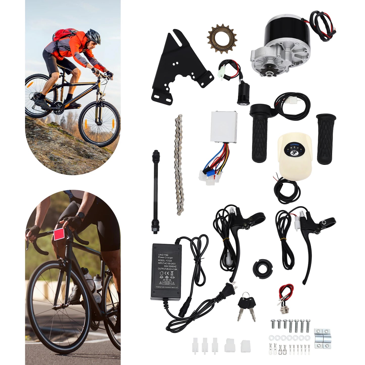 Electric Motor For Ebike Conversion Kit With Speed Control