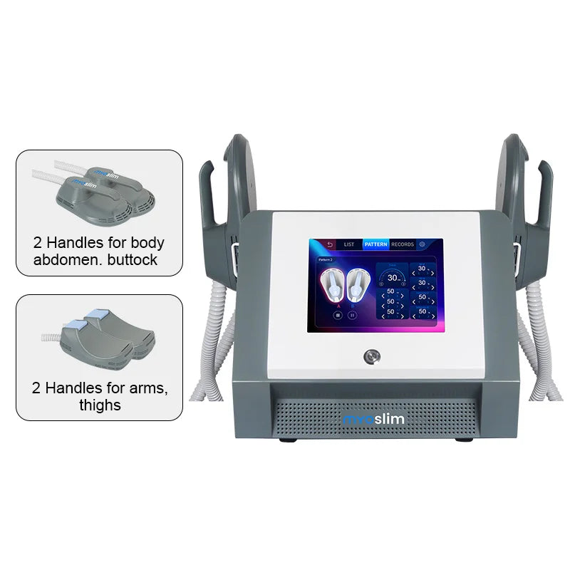 EMSzero MyoSlim Muscle Fitness Sculpting EMS Machine With 2 Handles