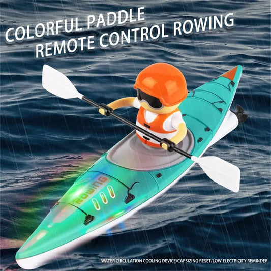 Kmoist Remote Control Speedboat RC Boat For Outdoor Fun