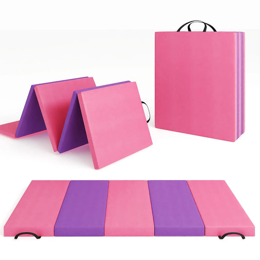 HiMISS Foldable Gymnastics Mat For Home Exercise And Yoga