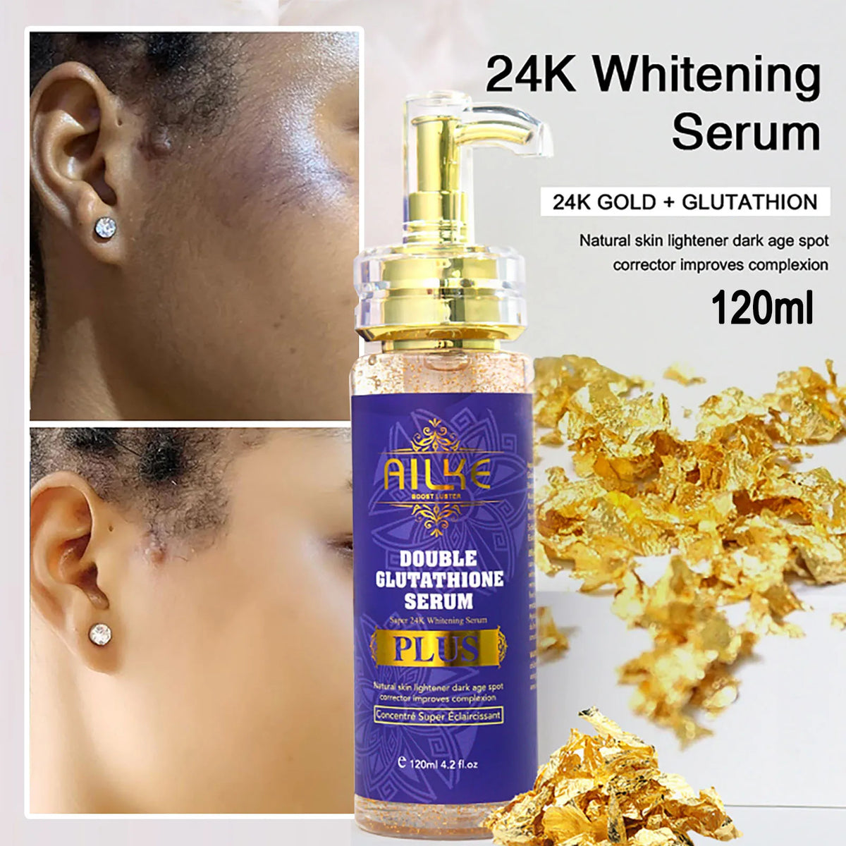 AILKE Glutathione Skin Care Set For Bright And Radiant Complexion