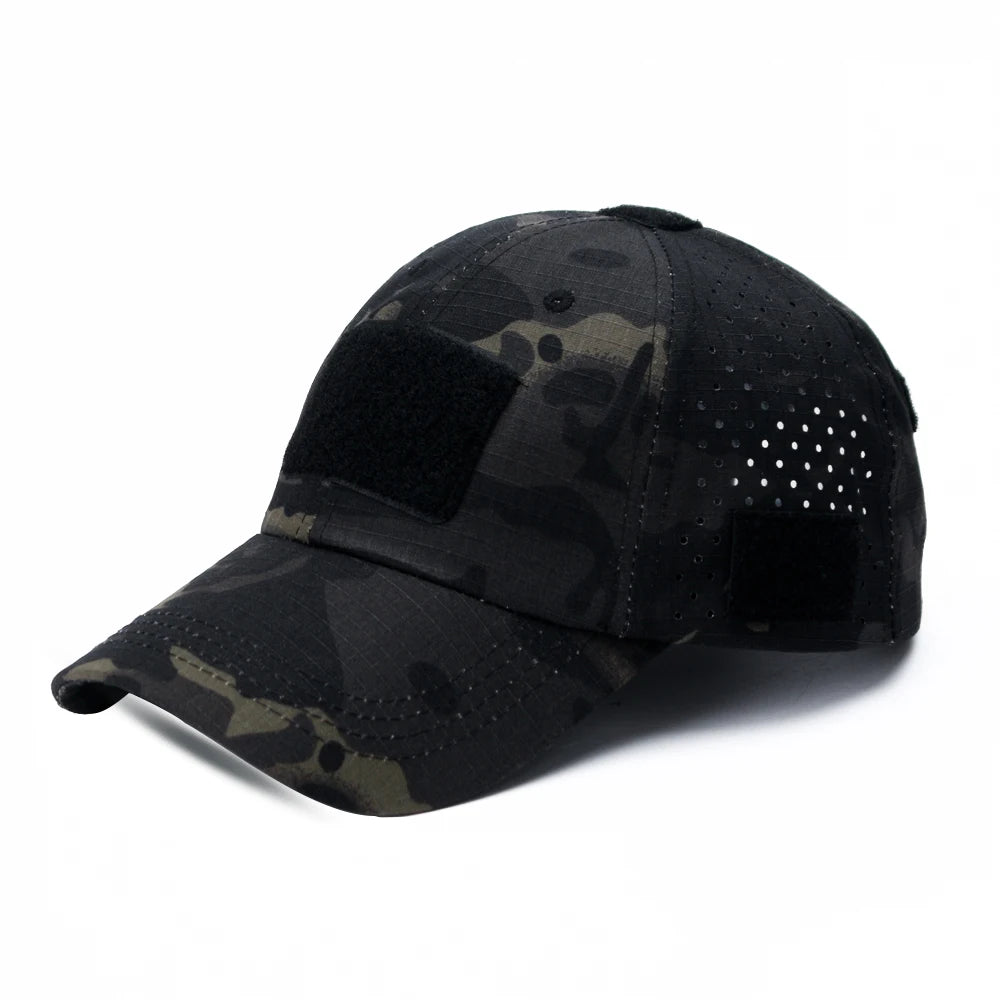 Camouflage Baseball Cap Breathable Sunscreen Hat Outdoor Sports