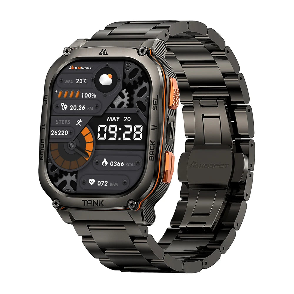 KOSPET Tank M3 Ultra GPS Smartwatch Waterproof 5ATM AMOLED