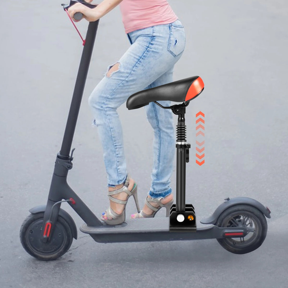 Xiaomi M365 Compatible Adjustable Scooter Seat With PU Cushion