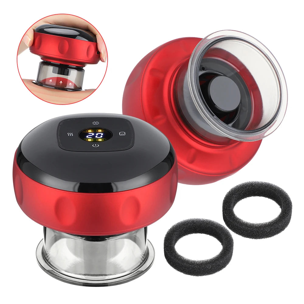 Hailicare Electric Cupping Massager With Vacuum Suction Cups
