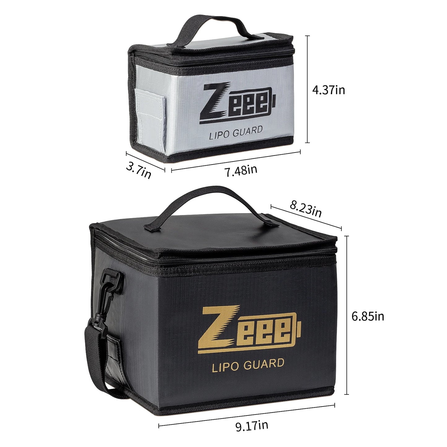 ZEEE LiPo Battery Storage Bag Fireproof Explosionproof RC Car