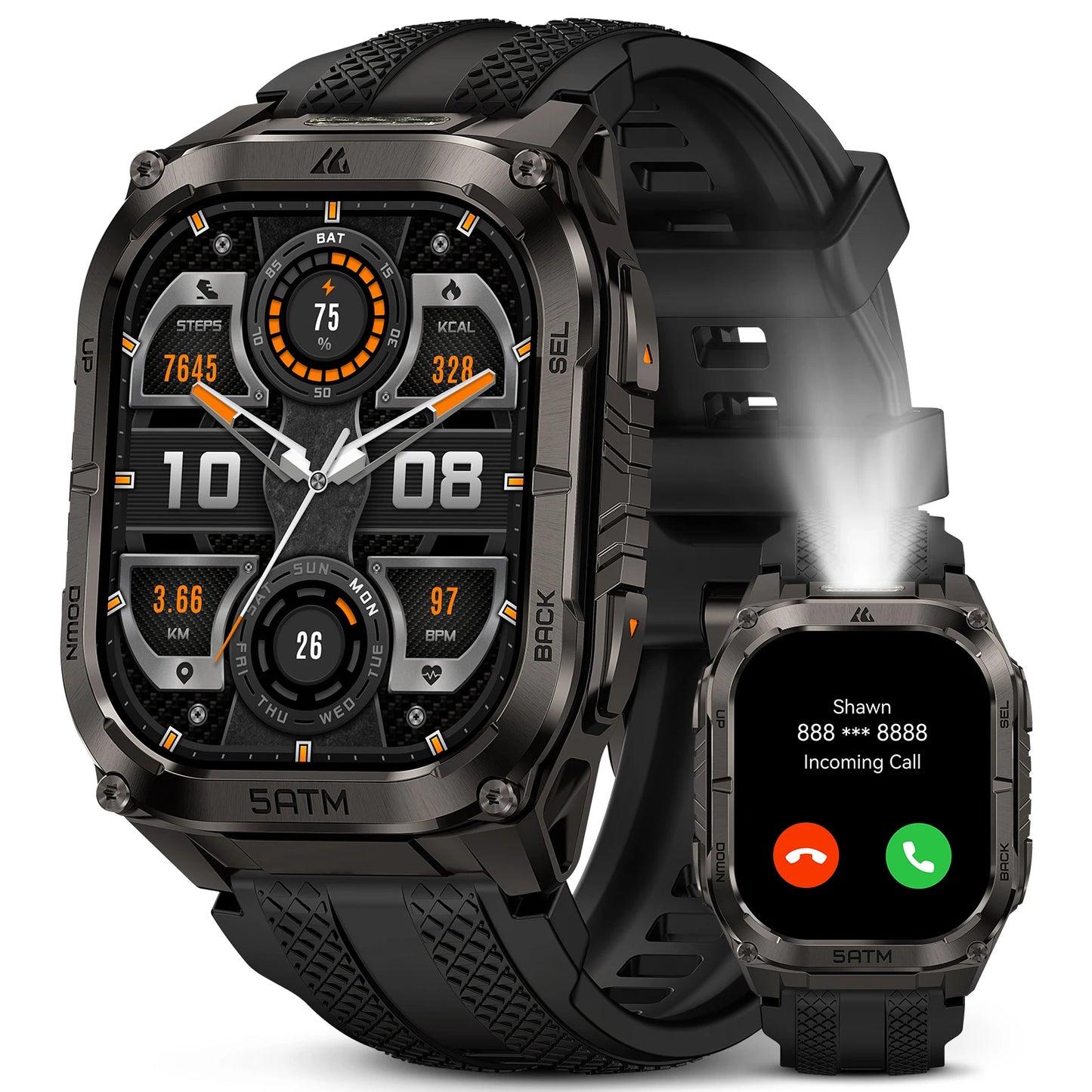 KOSPET Tank M4C Rugged Smartwatch With GPS 5ATM Waterproof