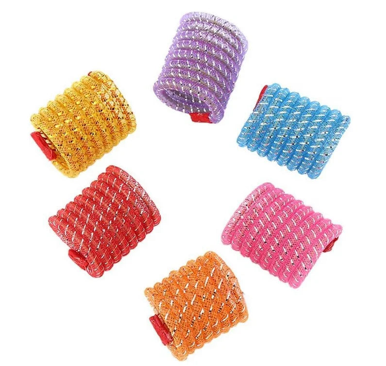Interactive Bite Resistant Spring Cat Toy With Elastic Wool Ball