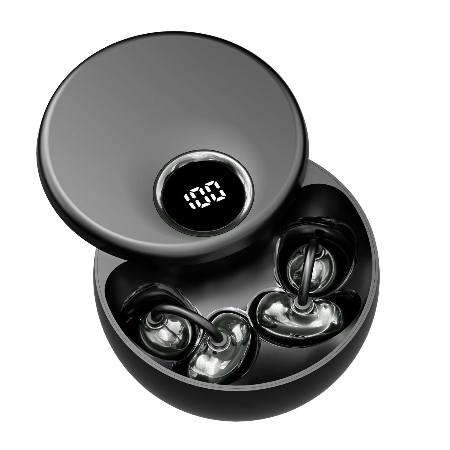SHUKE SK51 Open Ear Clip Headphones Bluetooth 6.0 with Microphone